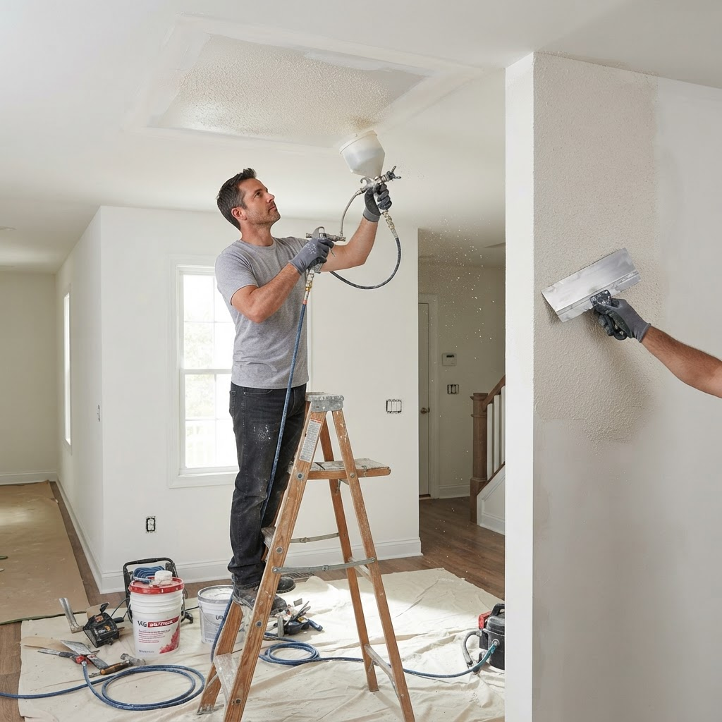 Texture Matching & Popcorn Ceiling Removal in Arvada, Colorado